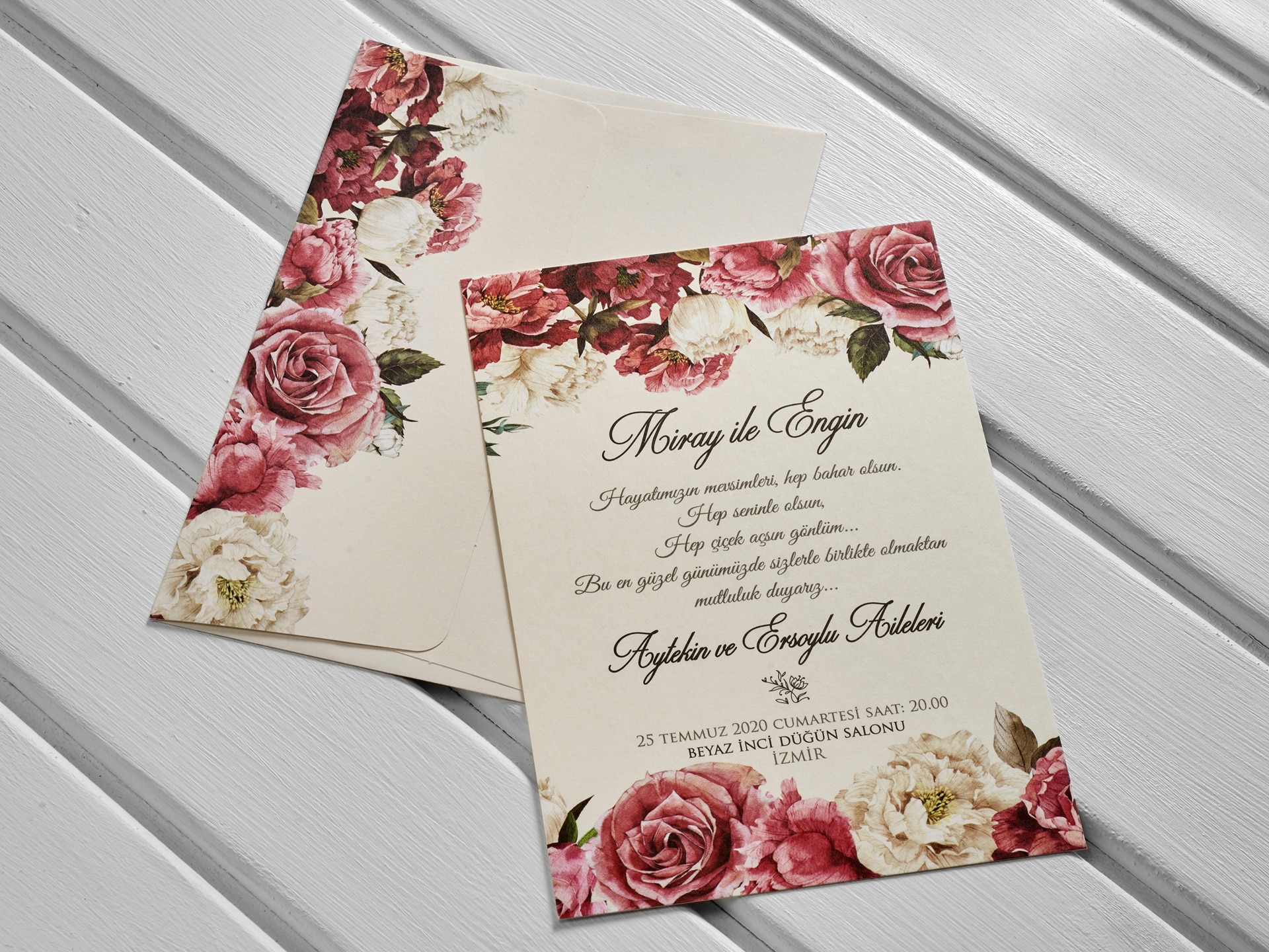 İklim Davetiye 10565 - İnci Wedding Invitation & Cards